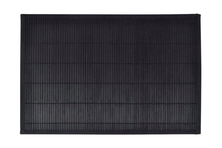 Bambu Tabletti 6 kpl 30 x 45 cm Musta - Musta - Kodintekstiilit - Verhot - Sivuverho - Rengasverho
