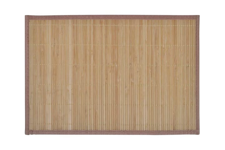Bambu Tabletti 6 kpl 30 x 45 cm Ruskea - Ruskea - Kodintekstiilit - Keittiötekstiilit