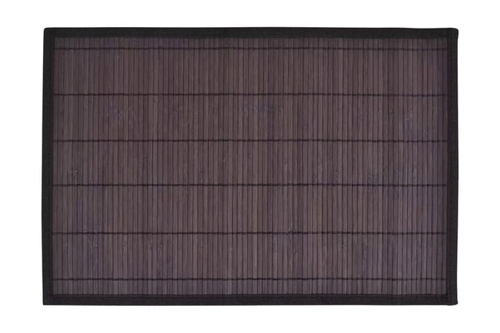 Bambu Tabletti 6 kpl 30 x 45 cm Tummanruskea - Ruskea - Sisustustuotteet - Pöytäkoriste - Pöytätabletti
