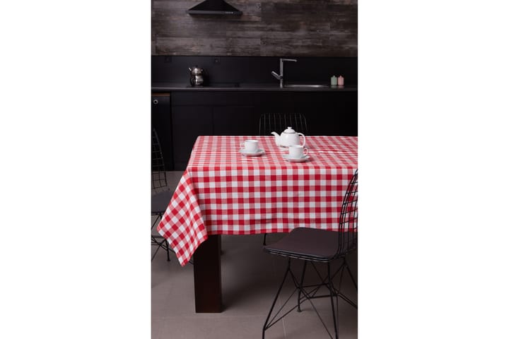 Pöytäliina Eponj Home 160x160 cm - Punainen - Sisustustuotteet - Pöytäkoriste - Pöytäliina & kaitaliina - Pöytäliina