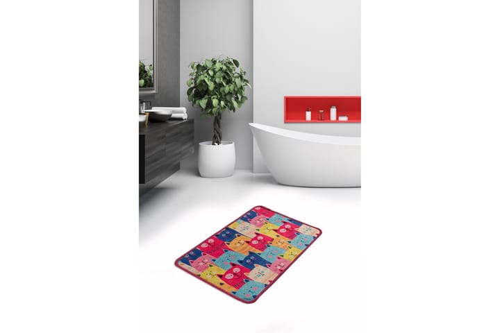 Kylpymatto Chilai Home 40x60 - Monivärinen - Kodintekstiilit - Kylpyhuonetekstiilit - Kylpyhuonematot