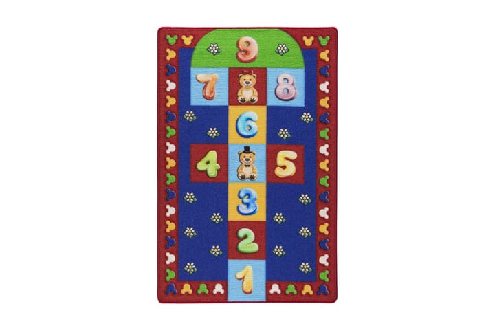 Lastenmatto Avioncito 133x190 cm - Monivärinen - Kodintekstiilit & matot - Lasten tekstiilit - Lastenhuoneen matto