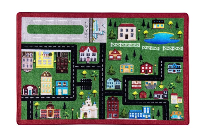 Lastenmatto Carinthia 200x290 cm - Monivärinen - Kodintekstiilit - Lasten tekstiilit - Lastenhuoneen matto