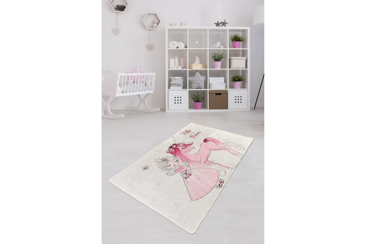 Lastenmatto Derinda 100x160 cm - Monivärinen - Kodintekstiilit & matot - Lasten tekstiilit - Lastenhuoneen matto