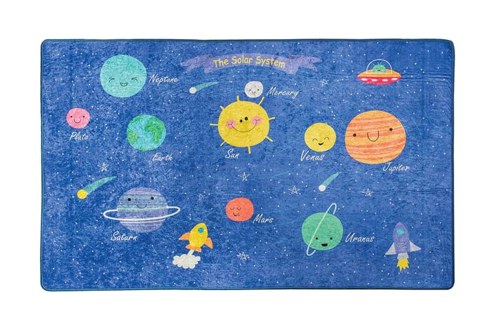 Lastenmatto Espazo 140x190 cm - Monivärinen - Kodintekstiilit & matot - Lasten tekstiilit - Lastenhuoneen matto