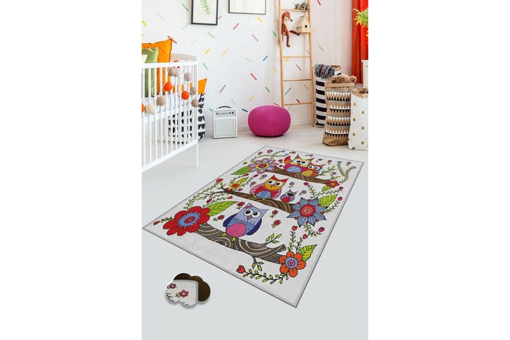 Lastenmatto Lalehan 120x180 cm - Monivärinen - Kodintekstiilit - Lasten tekstiilit - Lastenhuoneen matto