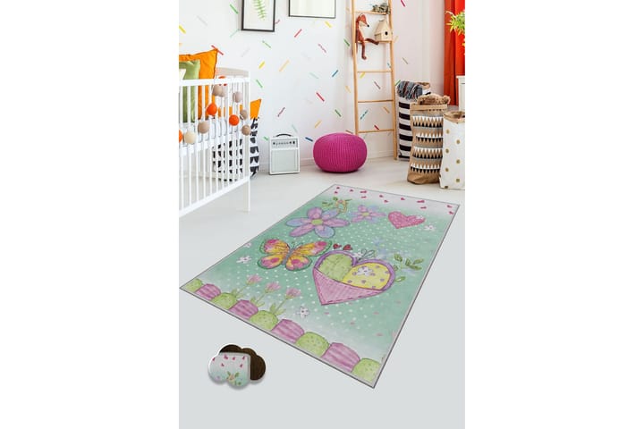 Lastenmatto Lalehan 160x230 cm - Monivärinen - Kodintekstiilit & matot - Lasten tekstiilit - Lastenhuoneen matto