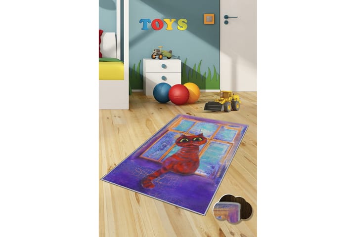 Lastenmatto Lalehan 160x230 cm - Monivärinen - Kodintekstiilit - Lasten tekstiilit - Lastenhuoneen matto