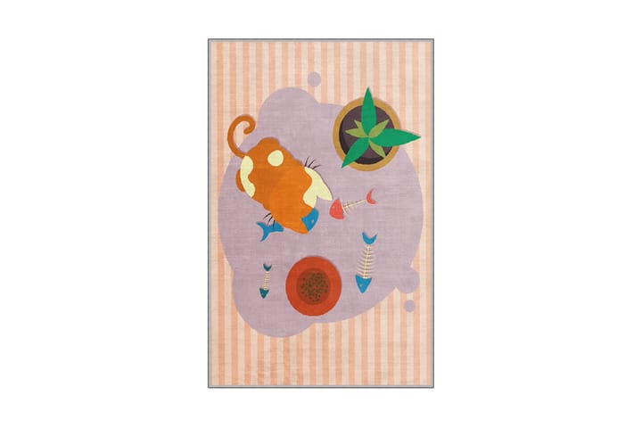 Lastenmatto Lalehan 80x120 cm - Monivärinen - Kodintekstiilit - Lasten tekstiilit - Lastenhuoneen matto