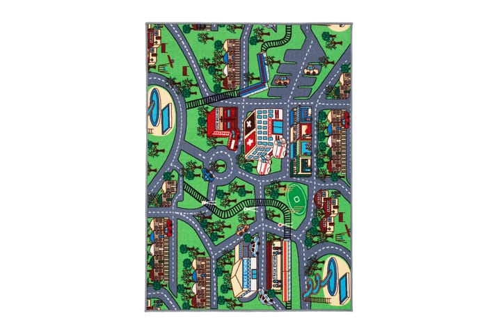 Lastenmatto Noisseville 133x170 cm - Monivärinen - Kodintekstiilit - Lasten tekstiilit - Lastenhuoneen matto