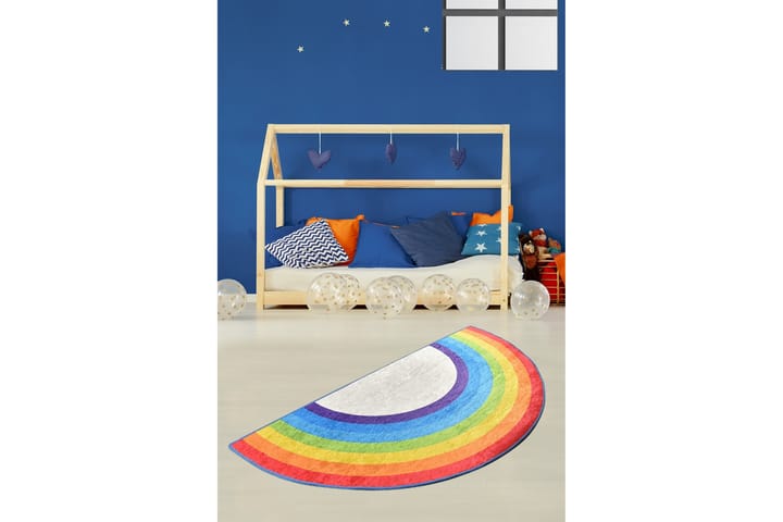 Lastenmatto Nuanua 85x160 cm - Monivärinen - Kodintekstiilit & matot - Lasten tekstiilit - Lastenhuoneen matto