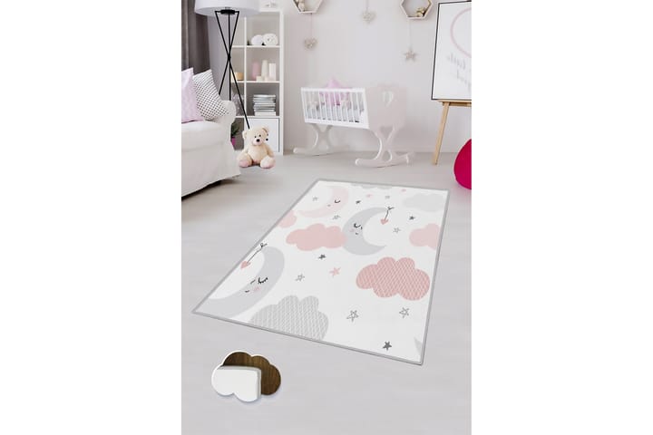 Lastenmatto Tenzile 100x150 cm - Valkoinen - Kodintekstiilit & matot - Lasten tekstiilit - Lastenhuoneen matto