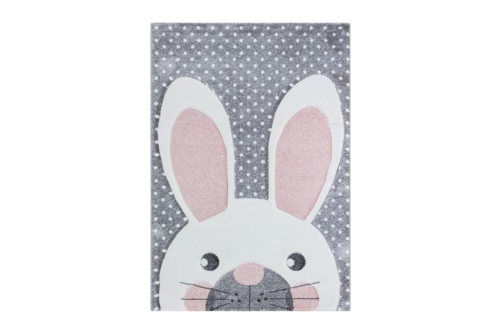 London Rabbit Harmaa - 120x170 - Kodintekstiilit - Lasten tekstiilit - Lastenhuoneen matto