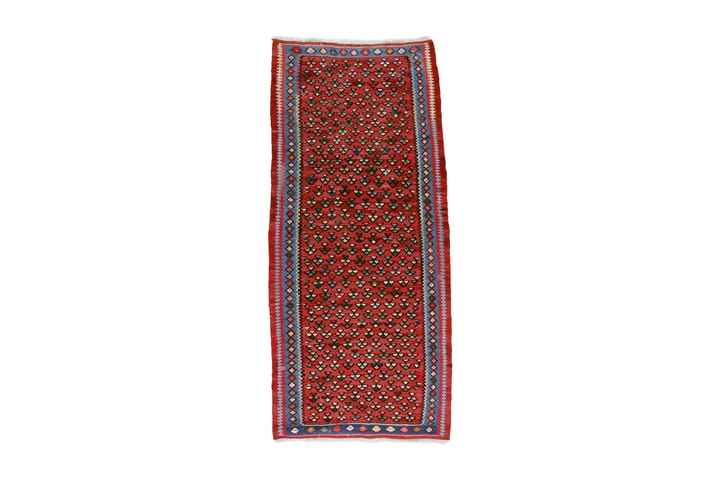 Käsinsolmittu Persialainen matto 100x226 cm Kelim - Punainen/Sininen - Kodintekstiilit & matot - Matto - Itämainen matto