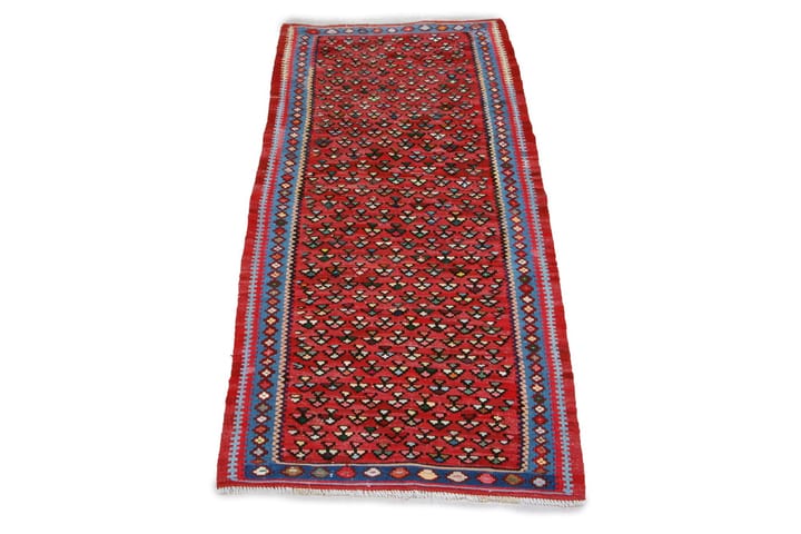 Käsinsolmittu Persialainen matto 100x226 cm Kelim - Punainen/Sininen - Kodintekstiilit & matot - Matto - Itämainen matto - Kelim-matto