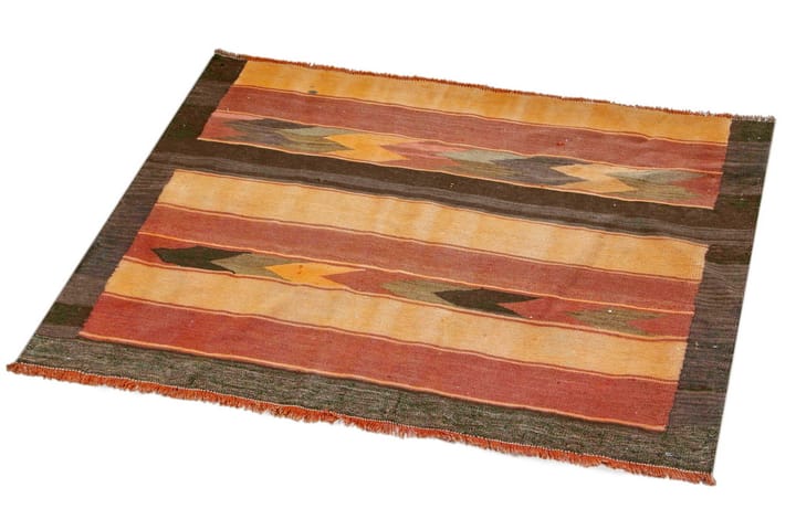 Käsinsolmittu Persialainen matto 102x147 cm Kelim - Monivärinen - Kodintekstiilit - Matot - Itämainen matto - Kelim-matto