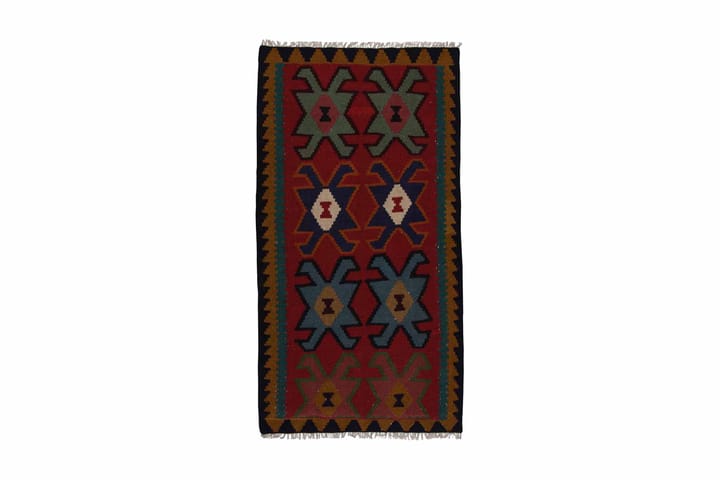 Käsinsolmittu Persialainen matto 105x198 cm Kelim - Monivärinen - Kodintekstiilit & matot - Matto - Itämainen matto - Kelim-matto