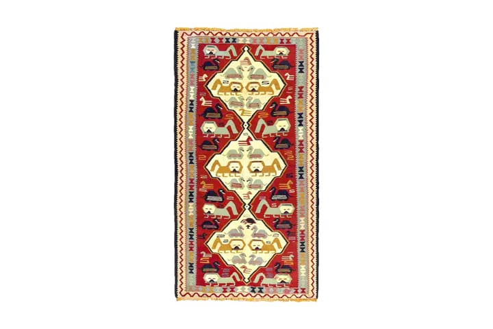 Käsinsolmittu Persialainen matto 90x170 cm Kelim - Monivärinen - Kodintekstiilit - Matot - Itämainen matto - Kelim-matto