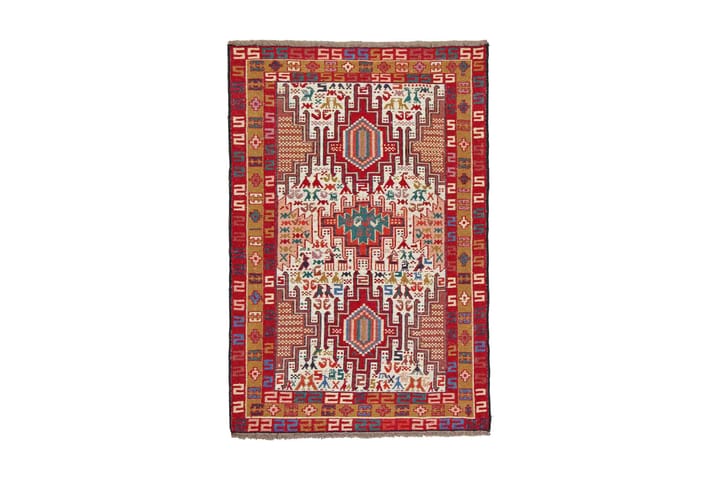 Käsinsolmittu Persialainen matto 97x147 cm Kelim - Monivärinen - Kodintekstiilit - Matot - Itämainen matto