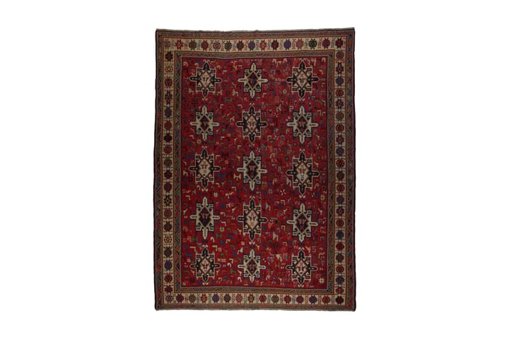 Käsinsolmittu Persialainen matto Varni 211x292 cm Kelim - Punainen/Beige - Kodintekstiilit & matot - Matto - Itämainen matto