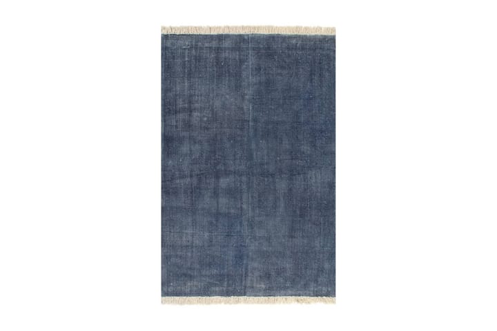 Kelim-matto puuvilla 160x230 cm sininen - Sininen - Kodintekstiilit - Matot - Itämainen matto - Kelim-matto