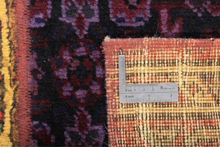 Käsinsolmittu Persialainen Matto Tilkku 172x225 cm - Monivärinen - Kodintekstiilit - Matot - Itämainen matto - Patchwork-matto
