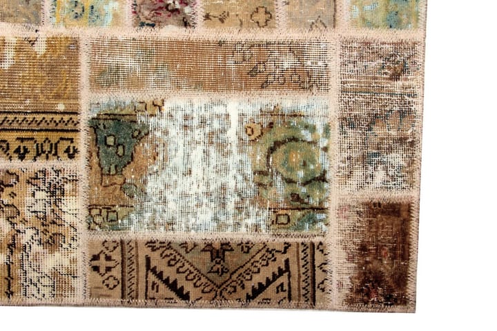 Käsinsolmittu Persialainen Matto Tilkku 175x227 cm - Monivärinen - Kodintekstiilit - Matot - Itämainen matto - Patchwork-matto