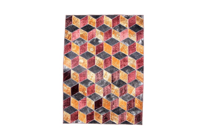 Käsinsolmittu Persialainen matto Tilkku 215x305 cm - Monivärinen - Kodintekstiilit - Matot - Itämainen matto - Patchwork-matto