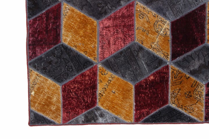 Käsinsolmittu Persialainen matto Tilkku 215x305 cm - Monivärinen - Kodintekstiilit - Matot - Itämainen matto - Patchwork-matto