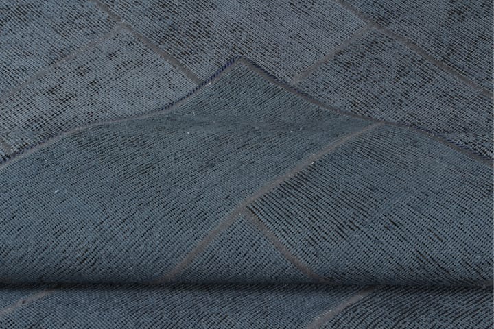 Käsinsolmittu Tilkkumatto Villa/Lanka Moniväri 184x244cm - Monivärinen - Kodintekstiilit - Matot - Itämainen matto - Patchwork-matto