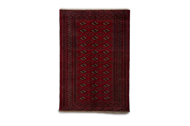 Käsinsolmittu persialainen matto 100x144 cm - Punainen - Kodintekstiilit - Matot - Itämainen matto - Kelim-matto