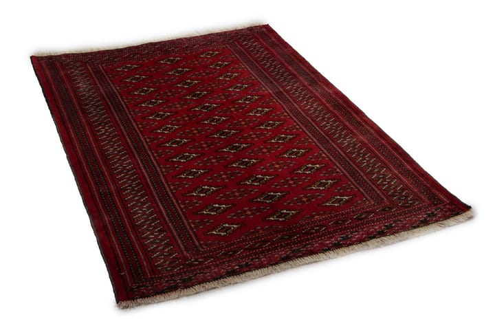 Käsinsolmittu persialainen matto 100x144 cm - Punainen - Kodintekstiilit & matot - Matto - Itämainen matto
