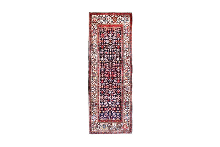 Käsinsolmittu persialainen matto 106x305 cm - Tummansininen / Beige - Kodintekstiilit & matot - Matto - Itämainen matto
