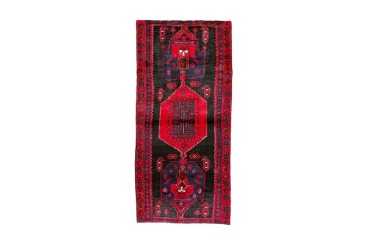 Käsinsolmittu Persialainen Matto 116x247 cm - Tummansininen / Punainen - Kodintekstiilit & matot - Matto - Itämainen matto