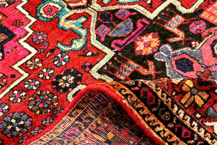 Käsinsolmittu Persialainen Matto 138x202 cm Kelim - Punainen - Kodintekstiilit - Matot - Itämainen matto