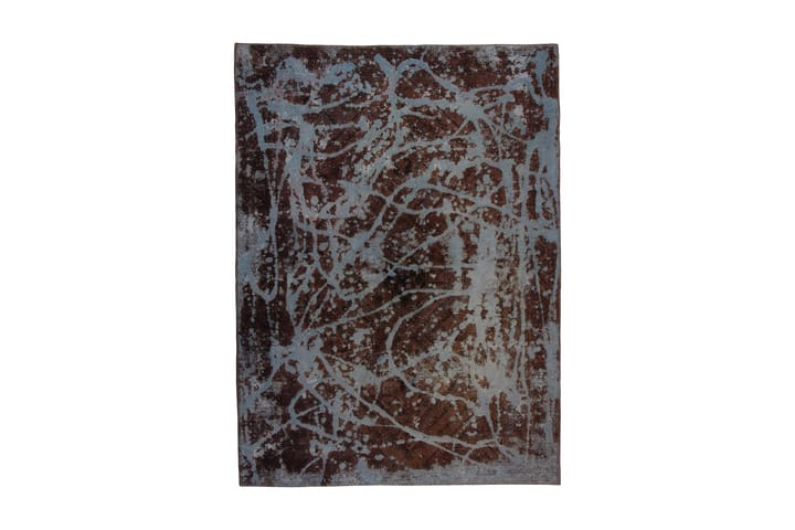 Käsinsolmittu Persialainen matto 140x190 cm Vintage - Sininen/Ruskea - Kodintekstiilit & matot - Matto - Itämainen matto - Kelim-matto