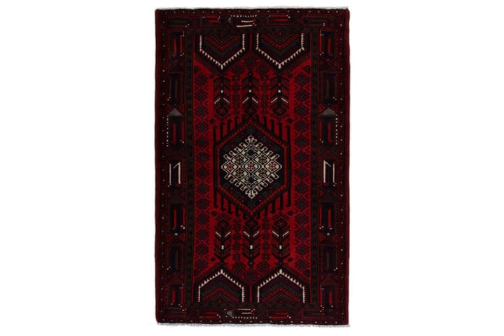 Käsinsolmittu Persialainen matto 150x193 cm Kelim - Punainen/Musta - Kodintekstiilit - Matot - Itämainen matto
