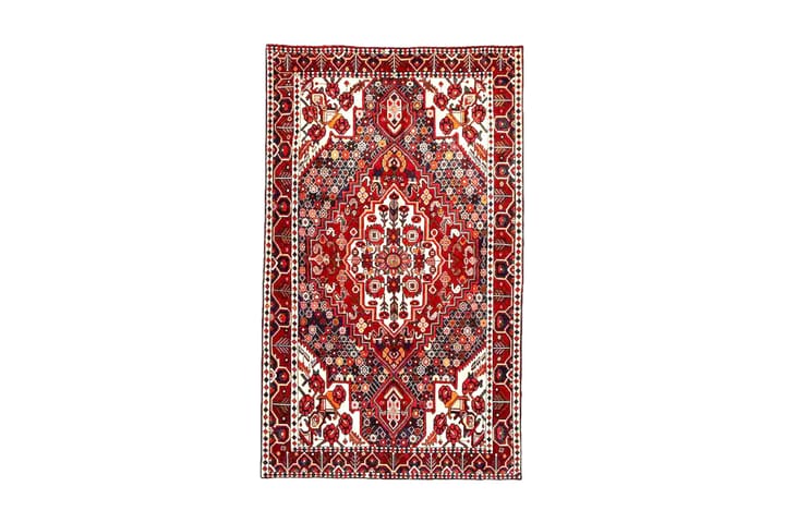Käsinsolmittu persialainen matto 152x258 cm - Punainen/Beige - Kodintekstiilit & matot - Matto - Itämainen matto