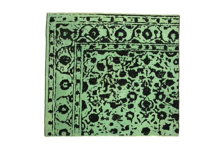 Käsinsolmittu Persialainen matto 154x174 cm Vintage - Vihreä / Musta - Kodintekstiilit - Matot - Itämainen matto