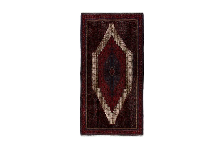 Käsinsolmittu Persialainen Matto 161x328 cm - Punainen/Beige - Kodintekstiilit & matot - Matto - Itämainen matto