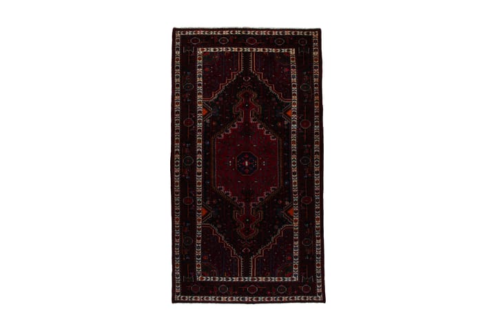 Käsinsolmittu persialainen matto 169x313 cm - Punainen/Tummansininen - Kodintekstiilit & matot - Matto - Itämainen matto