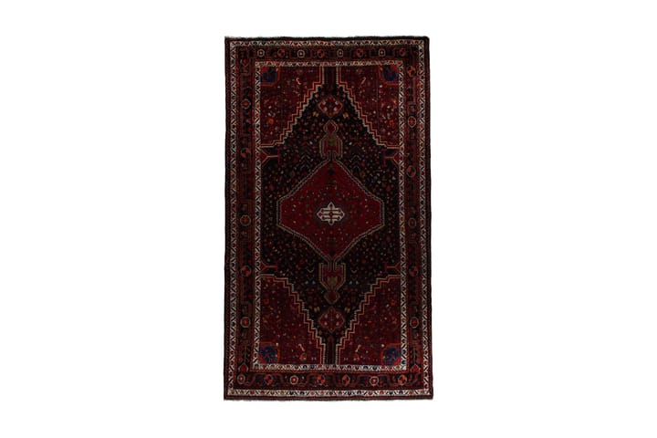 Käsinsolmittu persialainen matto 175x313 cm - Punainen / Musta - Kodintekstiilit & matot - Matto - Itämainen matto