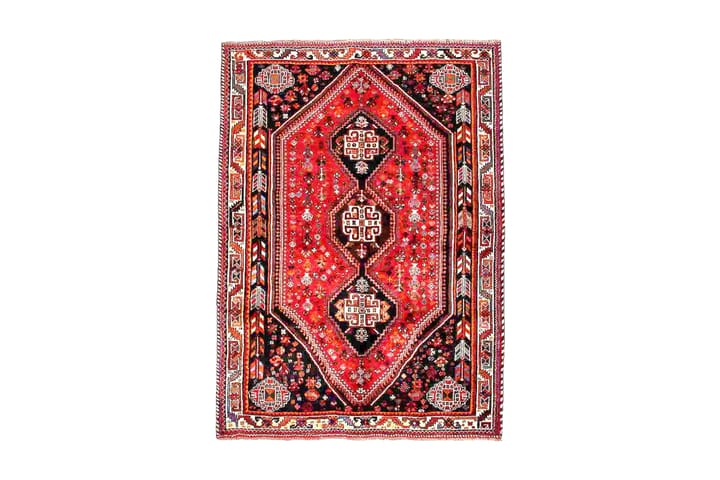 Käsinsolmittu persialainen Matto 179x253 cm - Punainen/Beige - Kodintekstiilit & matot - Matto - Itämainen matto