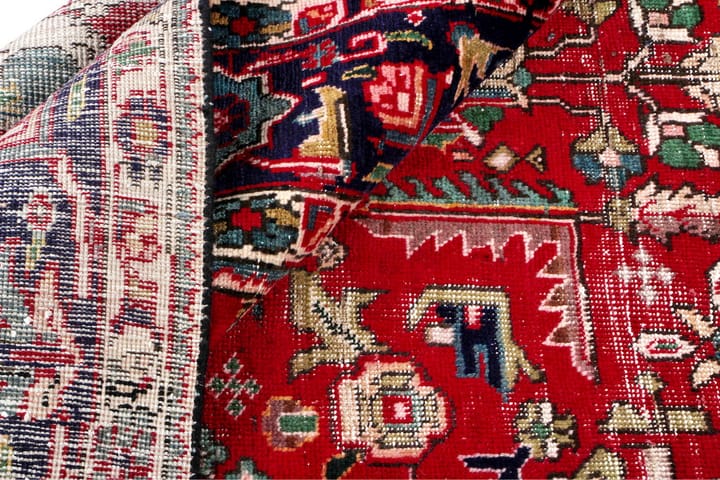 Käsinsolmittu Persialainen Matto 195x305 cm Kelim - Punainen/Tummansininen - Kodintekstiilit & matot - Matto - Itämainen matto