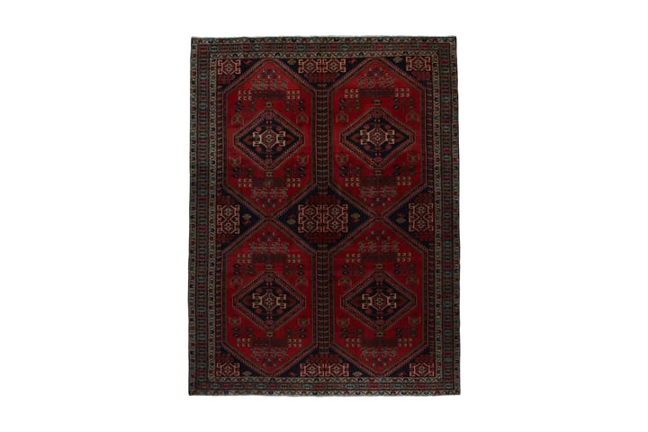 Käsinsolmittu Persialainen matto 200x266 cm Kelim - Punainen/Tummansininen - Kodintekstiilit & matot - Matto - Itämainen matto