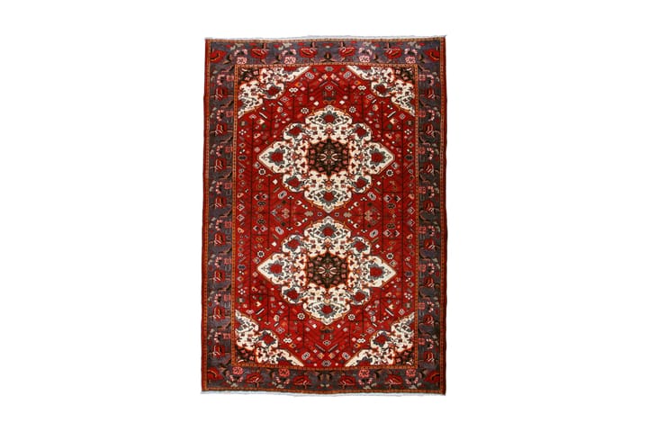 Käsinsolmittu persialainen matto 205x305 cm - Punainen/Beige - Kodintekstiilit - Matot - Itämainen matto