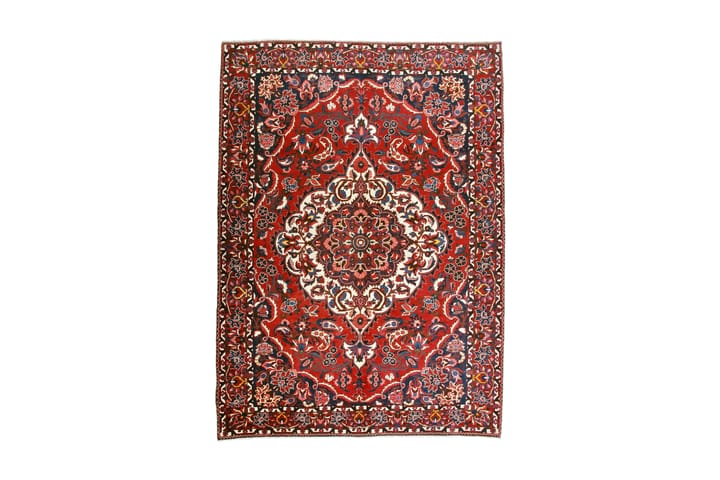 Käsinsolmittu persialainen matto 205x310 cm - Punainen/Beige - Kodintekstiilit & matot - Matto - Itämainen matto - Persialainen matto