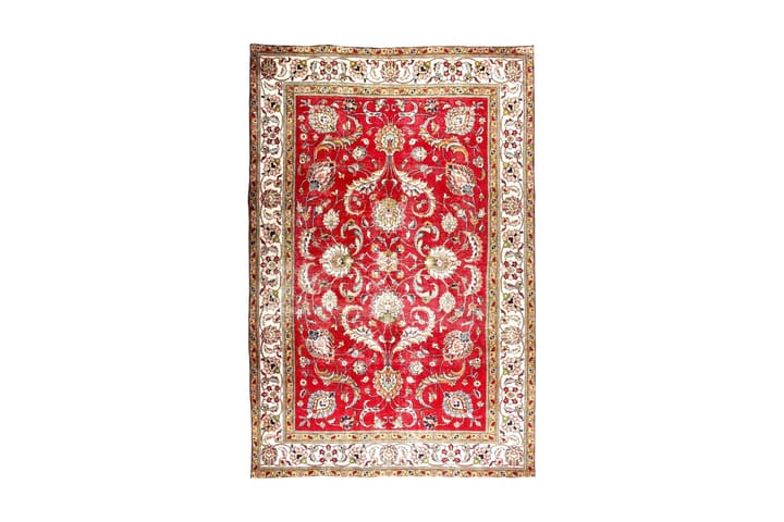 Käsinsolmittu Persialainen matto 206x316 cm Vintage - Punainen/Beige - Kodintekstiilit & matot - Matto - Itämainen matto