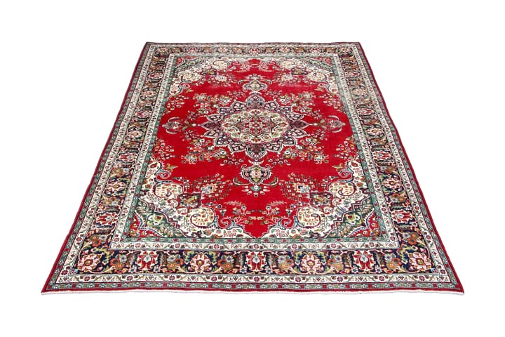 Käsinsolmittu Persialainen matto 242x335 cm Vintage - Punainen/Tummansininen - Kodintekstiilit & matot - Matto - Itämainen matto
