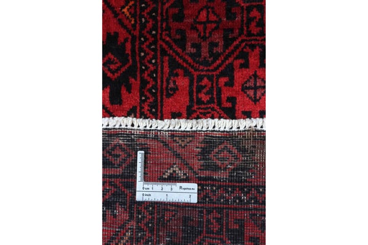 Käsinsolmittu Persialainen Matto 50x208 cm - Punainen/Tummansininen - Kodintekstiilit & matot - Matto - Itämainen matto